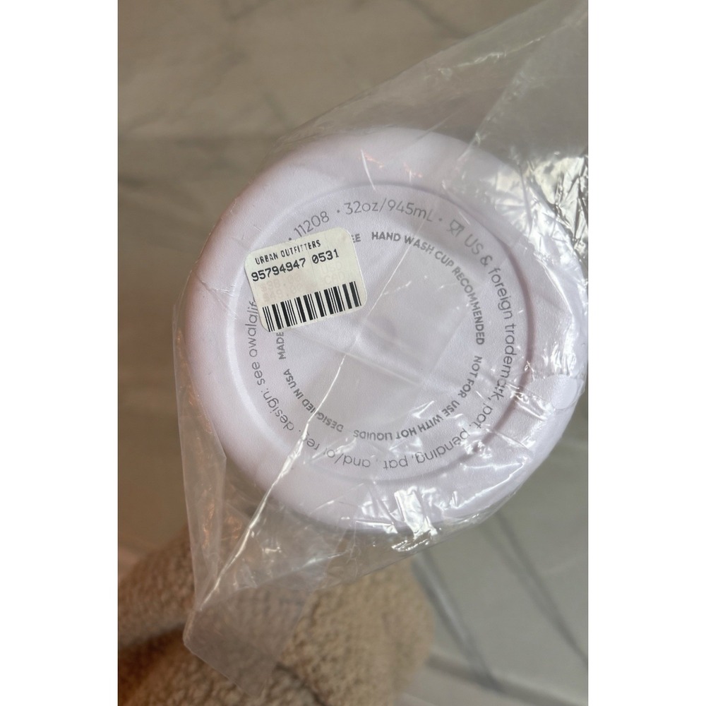 Owala FreeSip 32oz Dear Diary Lavender Bunny Insulated Water Bottle New - Picture 5 of 6